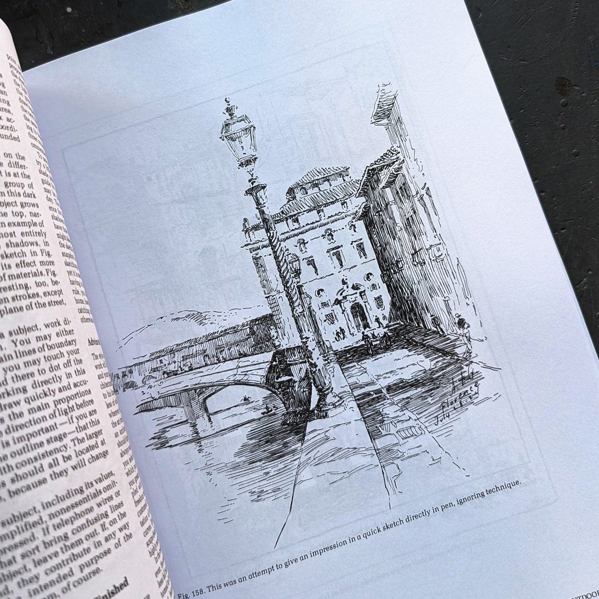 Penguin Random House Trade Book Rendering in Pen and Ink by Arthur L. Guptill