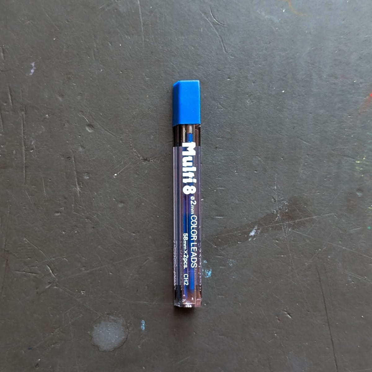 Pentel Lead Refill Blue Pentel - Art Multi 8 - Lead refill for 8 Colour Mechanical Pencil