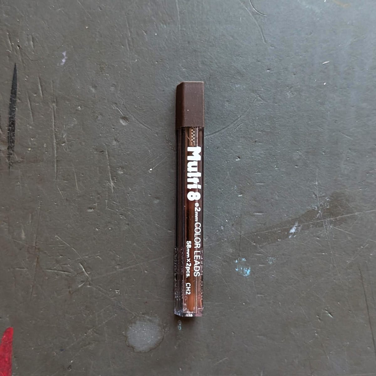 Pentel Lead Refill Brown Pentel - Art Multi 8 - Lead refill for 8 Colour Mechanical Pencil