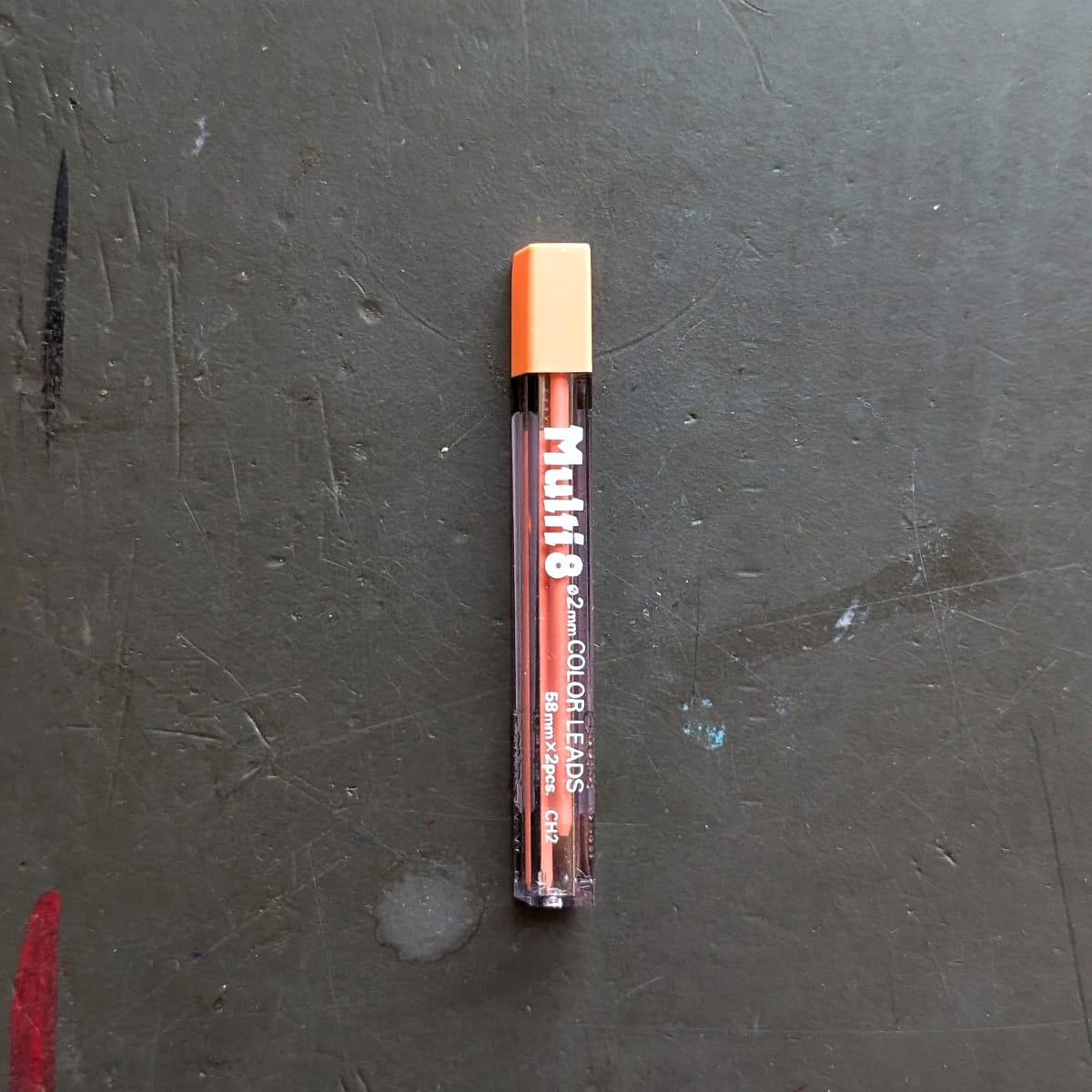 Pentel Lead Refill Pale Orange Pentel - Art Multi 8 - Lead refill for 8 Colour Mechanical Pencil