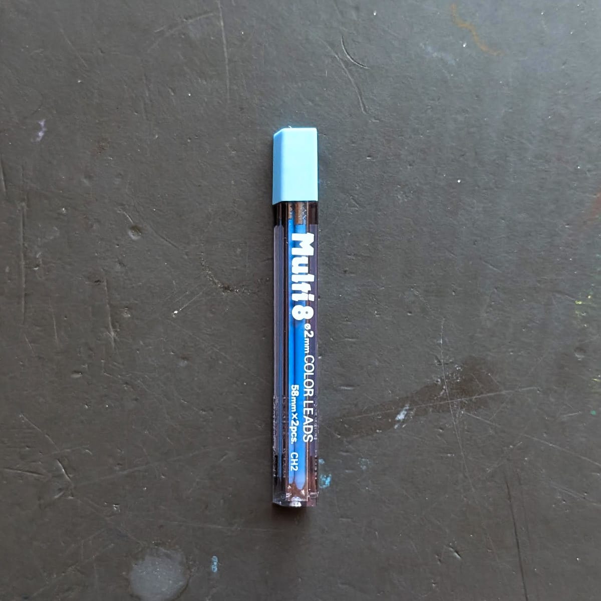 Pentel Lead Refill Sky Blue Pentel - Art Multi 8 - Lead refill for 8 Colour Mechanical Pencil