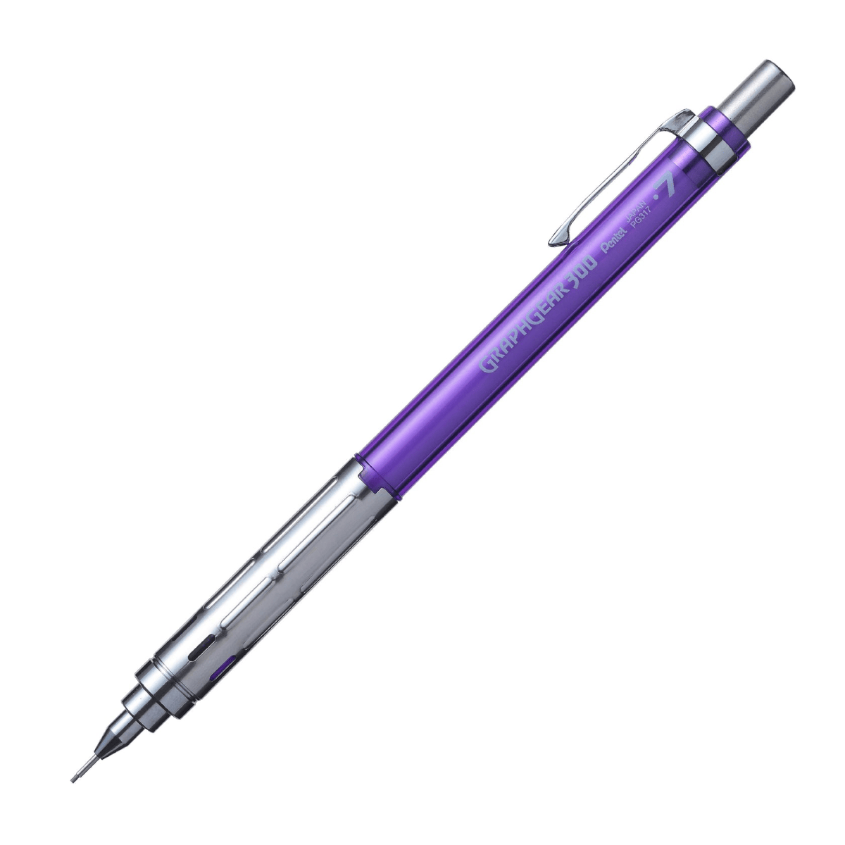 Pentel Mechanical Pencil 0.7mm / Violet Pentel - GraphGear 300 - Mechanical Pencils