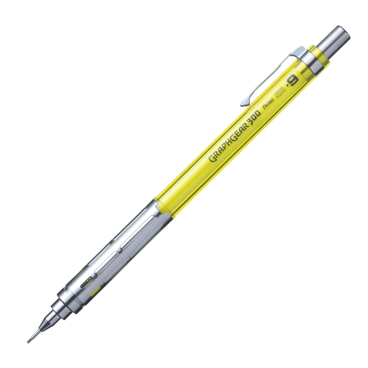 Pentel Mechanical Pencil 0.9mm / Yellow Pentel - GraphGear 300 - Mechanical Pencils