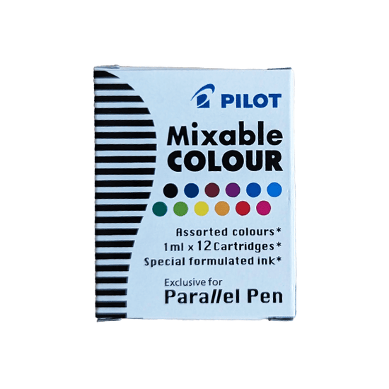 Pilot Ink Cartridge Pilot - Mixable Colour Ink - 12 Colour Cartridges