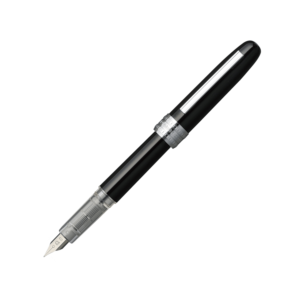 Platinum Fountain Pen Black / Fine Platinum - Plaisir Fountain Pens