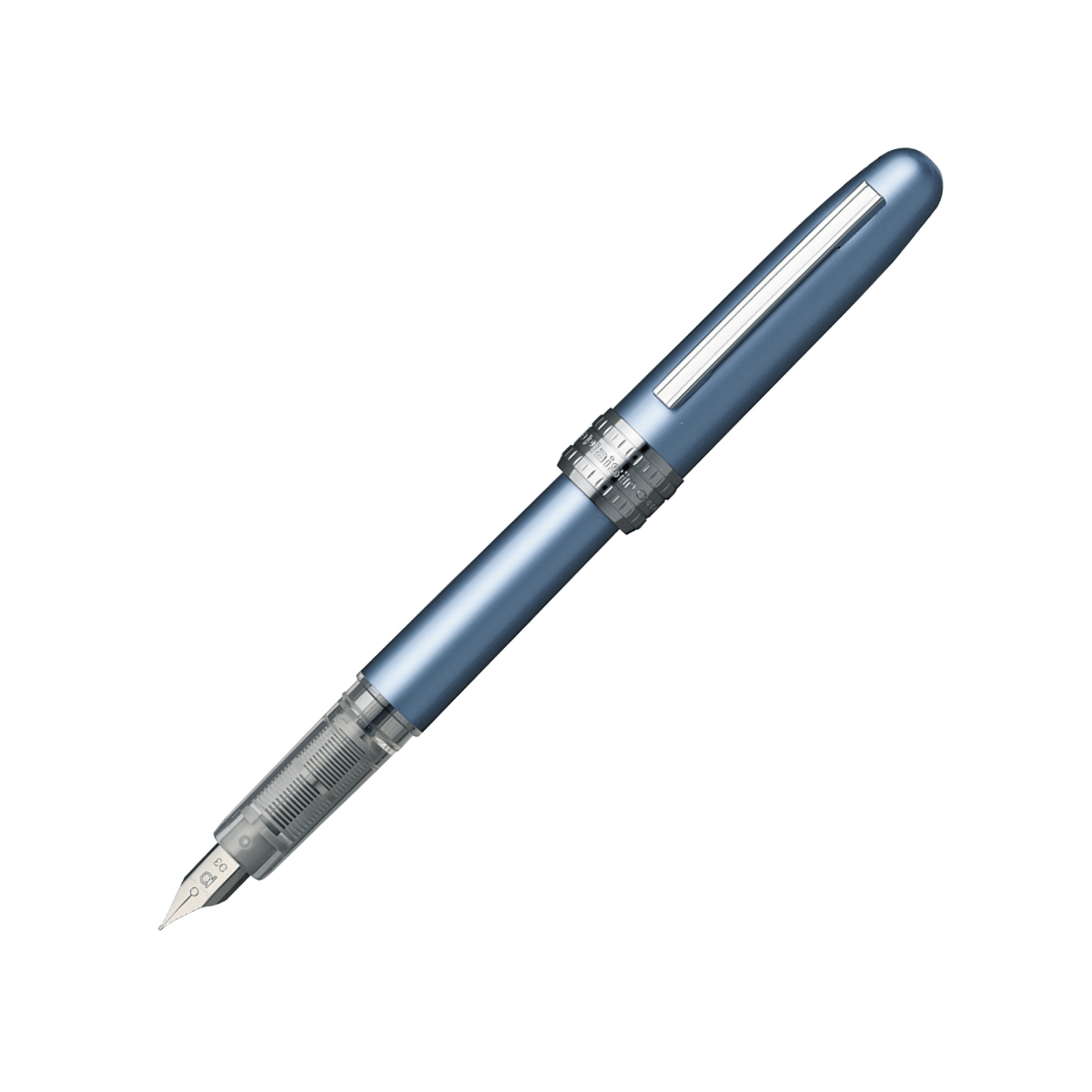 Platinum Fountain Pen Frosty Blue / Fine Platinum - Plaisir Fountain Pens