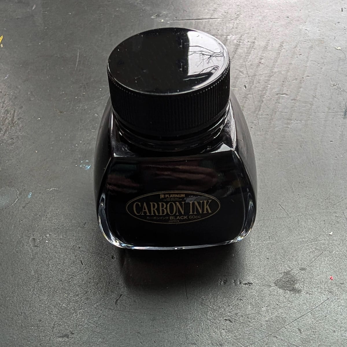 Platinum Fountain Pen Ink Platinum - Carbon Ink - Permanent Black - 60cc Bottle