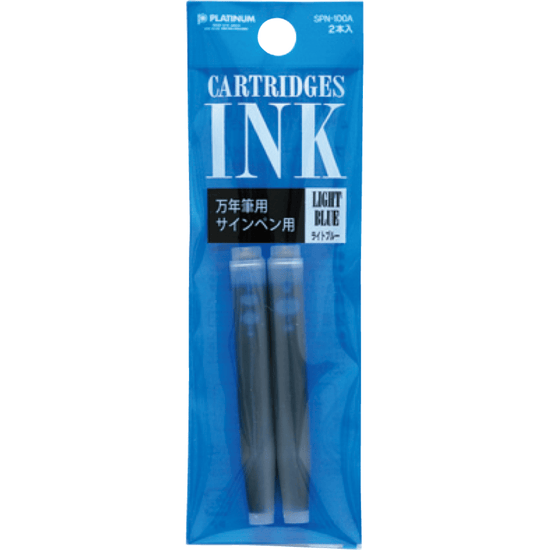 Platinum Ink Cartridge Light Blue Platinum - Ink Refill Cartridges - 2 Packs
