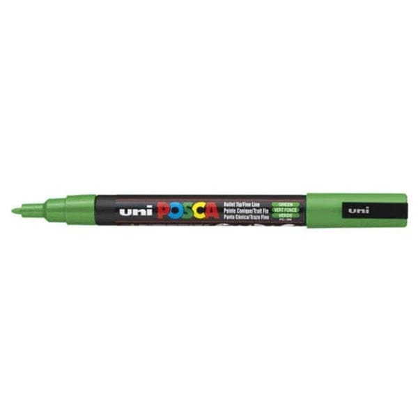 Posca Paint Marker Apple Green Uni - Posca - Individual Paint Markers - Fine Tip - PC-3M