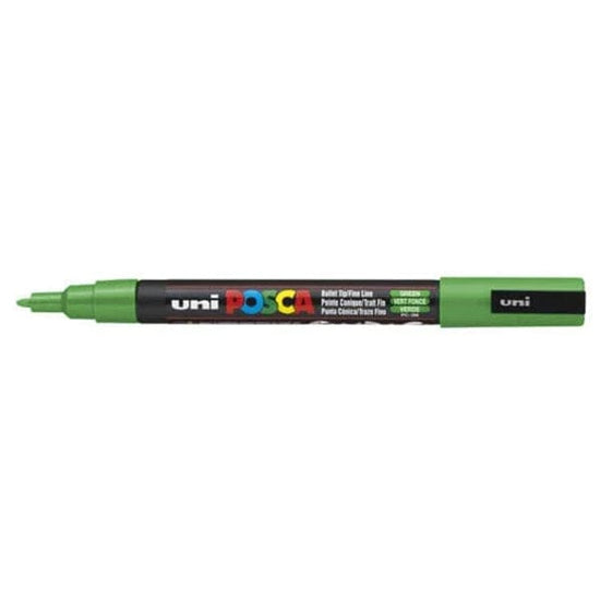 Posca Paint Marker Apple Green Uni - Posca - Individual Paint Markers - Fine Tip - PC-3M