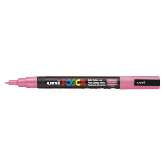 Posca Paint Marker Coral Pink Uni - Posca - Individual Paint Markers - Fine Tip - PC-3M