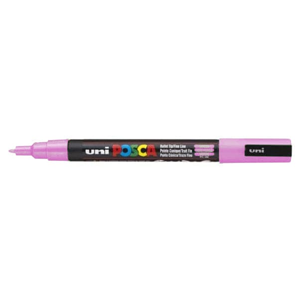 Posca Paint Marker Light Pink Uni - Posca - Individual Paint Markers - Fine Tip - PC-3M