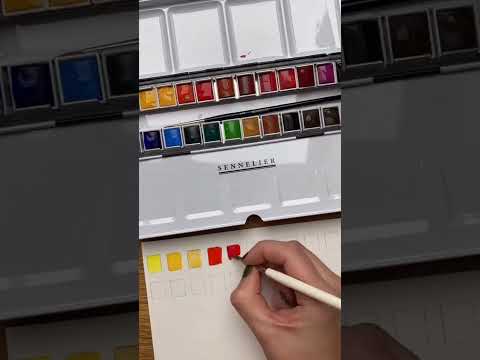 Load and play video in Gallery viewer, Sennelier - L&amp;#39;Aquarelle - Watercolour Set - 24 Half Pans
