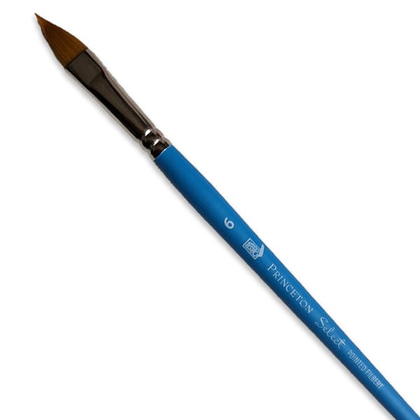 Princeton Artist Brush Co. Synthetic Brush Princeton - Select Artiste - Series 3750PF - #6 Pointed Filbert Brush