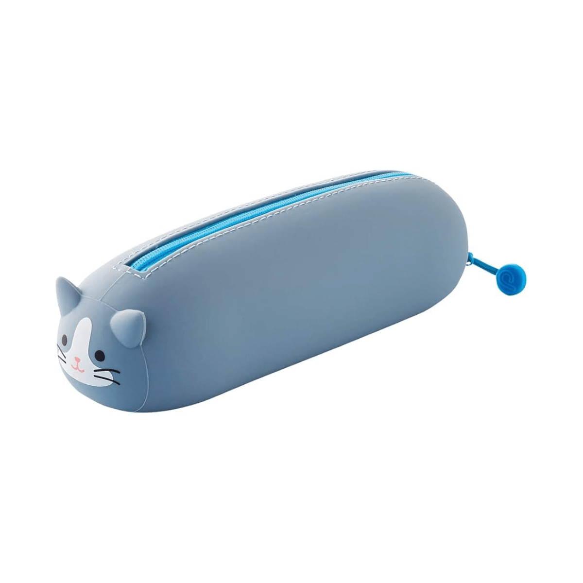 PuniLabo Pencil Case Grey Cat PuniLabo - Lie Down Pencil Cases
