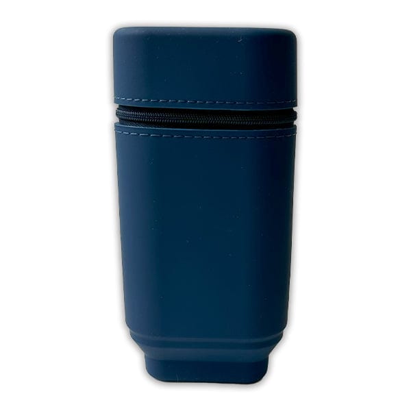 PuniLabo Pencil Case Navy Lihit Lab - Stand Pen Case - Oval Type