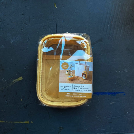 PuniLabo Storage Container Mini / Honey Yellow Lihit Lab - Decoration Box Pouches