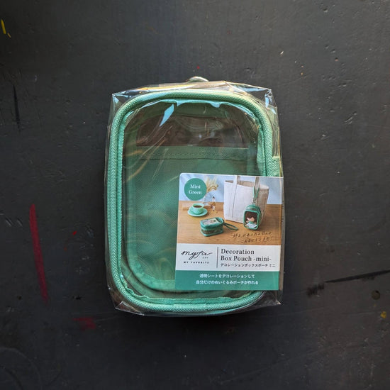 PuniLabo Storage Container Mini / Mint Green Lihit Lab - Decoration Box Pouches