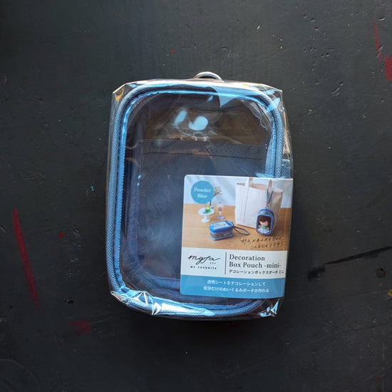PuniLabo Storage Container Mini / Powder Blue Lihit Lab - Decoration Box Pouches