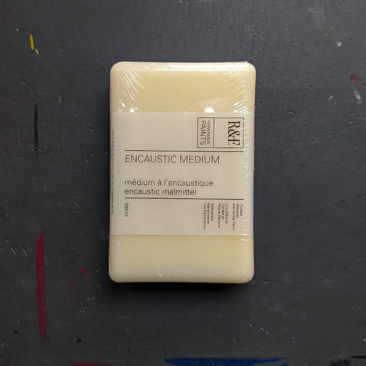 R&F Handmade Paints Encaustic Medium R&F - Encaustic Medium - 333mL Block
