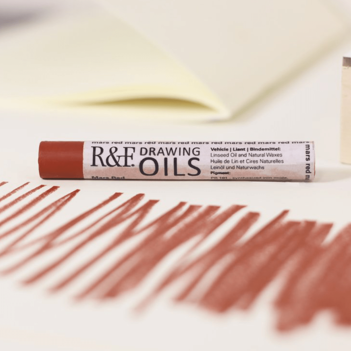 R&F Handmade Paints Pigment Stick Mars Red R&F - Drawing Oils - 12mL Sticks