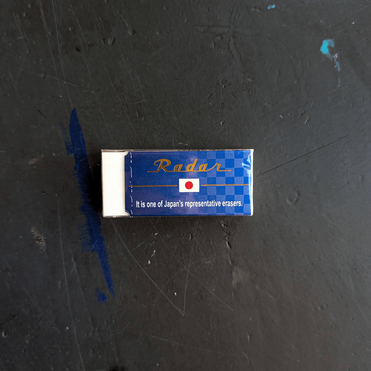 Radar Eraser Large / Blue Radar - Plastic Erasers