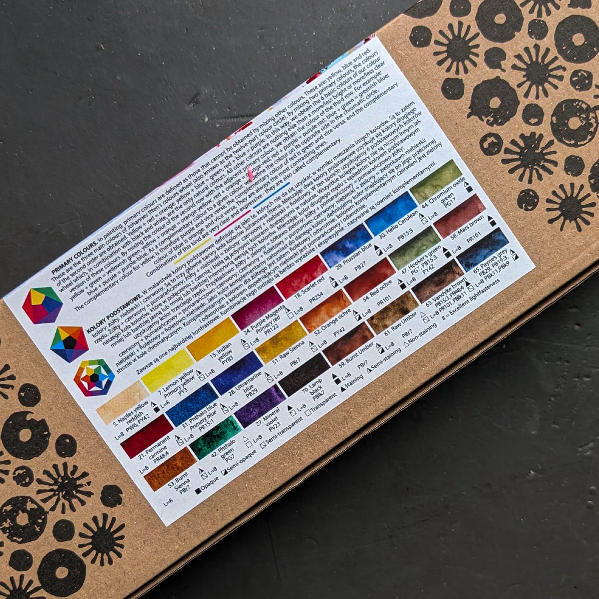 Renesans Watercolour Set Renesans - Intense Water - Extra-Fine Artists' Watercolours - Set of 24 Colours in 15mL Tubes