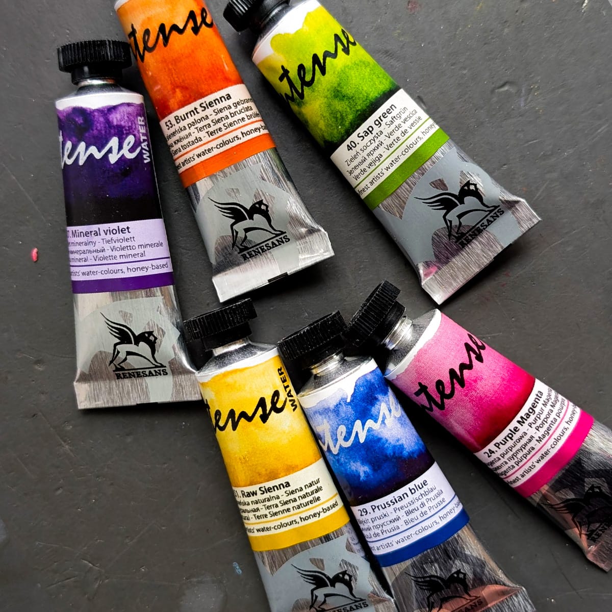 Renesans Watercolour Tube Renesans - Intense Water - Extra-Fine Artists' Watercolours - 15mL Tubes - Series 1