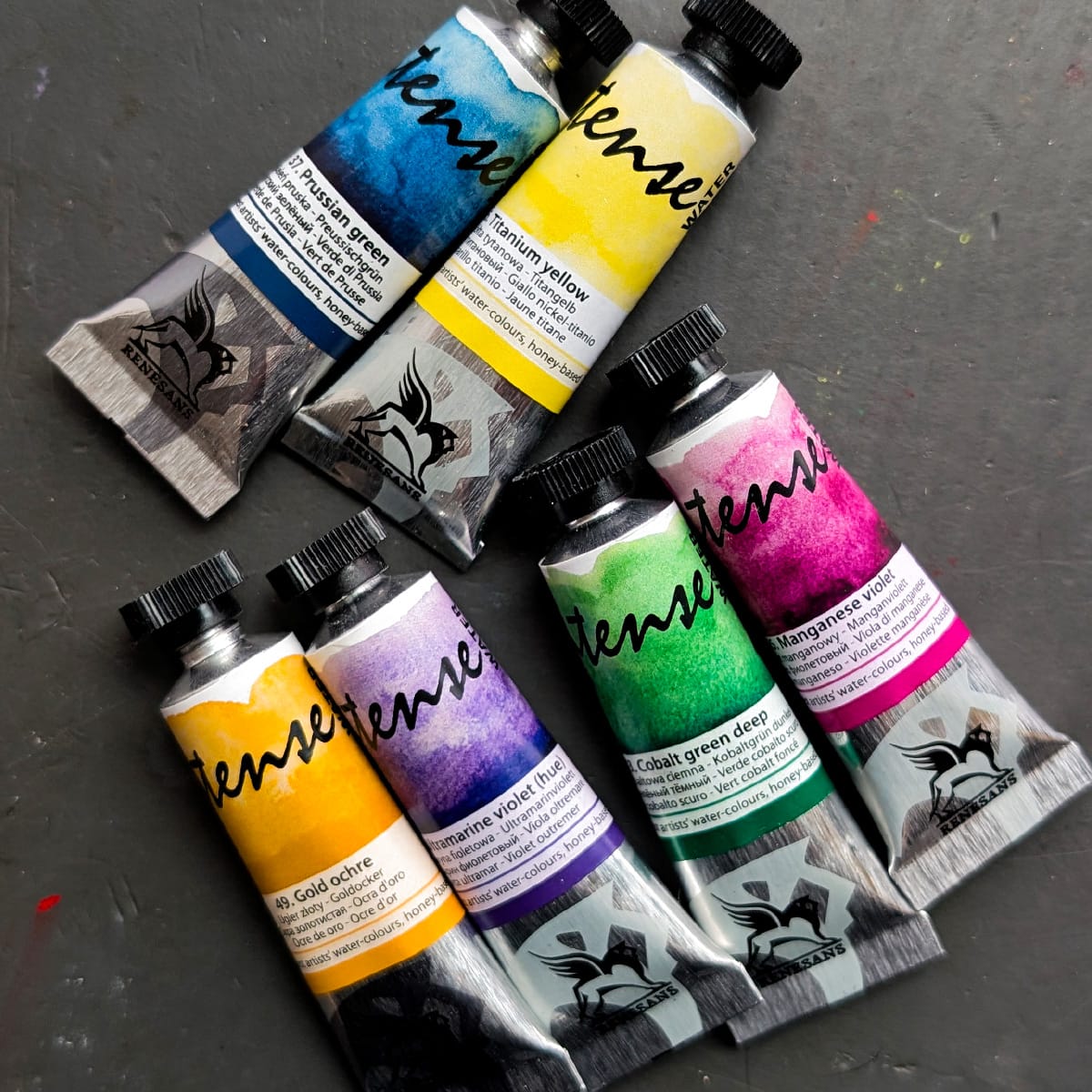 Renesans Watercolour Tube Renesans - Intense Water - Extra-Fine Artists' Watercolours - 15mL Tubes - Series 2