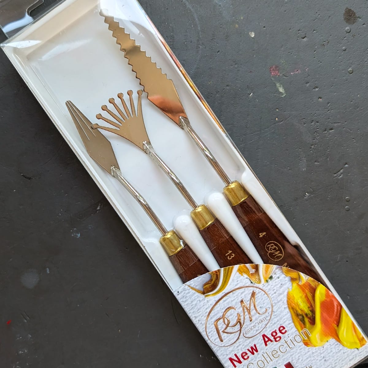 RGM di Rosa Gastaldo Edoardo Palette Knife RGM - New Age Line - Palette Knives - Set of 3