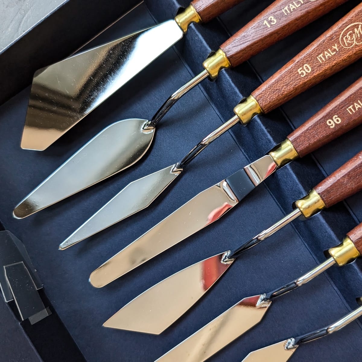 RGM di Rosa Gastaldo Edoardo Palette Knife RGM - Plus Line - Palette Knives - Set of 12