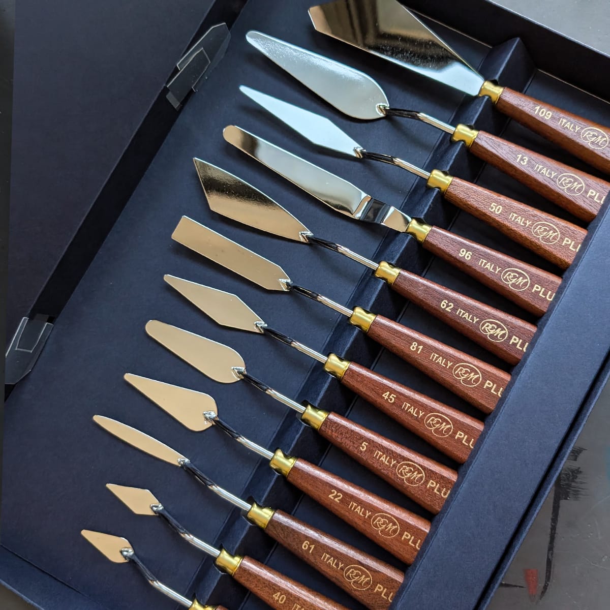 RGM di Rosa Gastaldo Edoardo Palette Knife RGM - Plus Line - Palette Knives - Set of 12