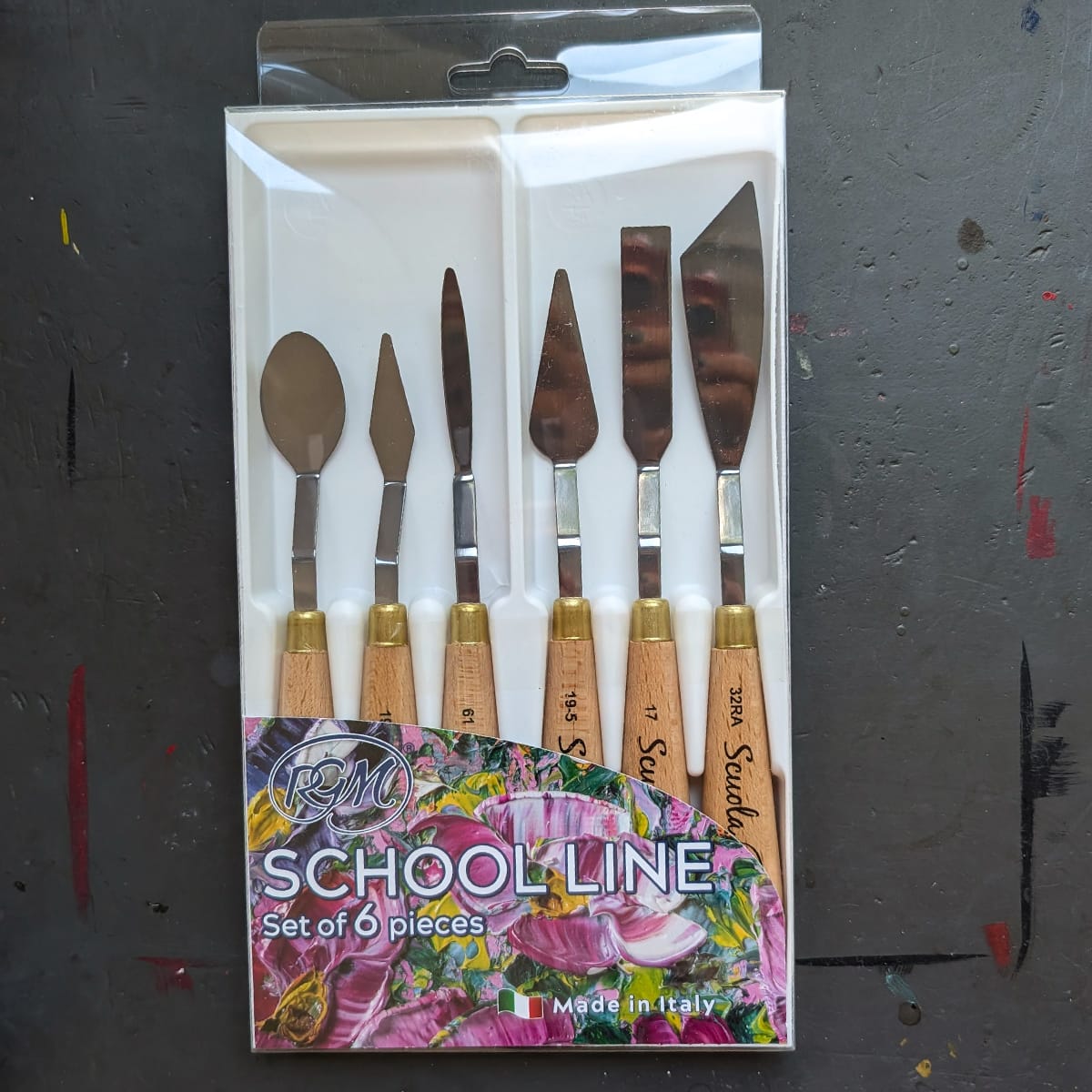RGM di Rosa Gastaldo Edoardo Palette Knife RGM - Scuola Line - Palette Knives - Set of 6