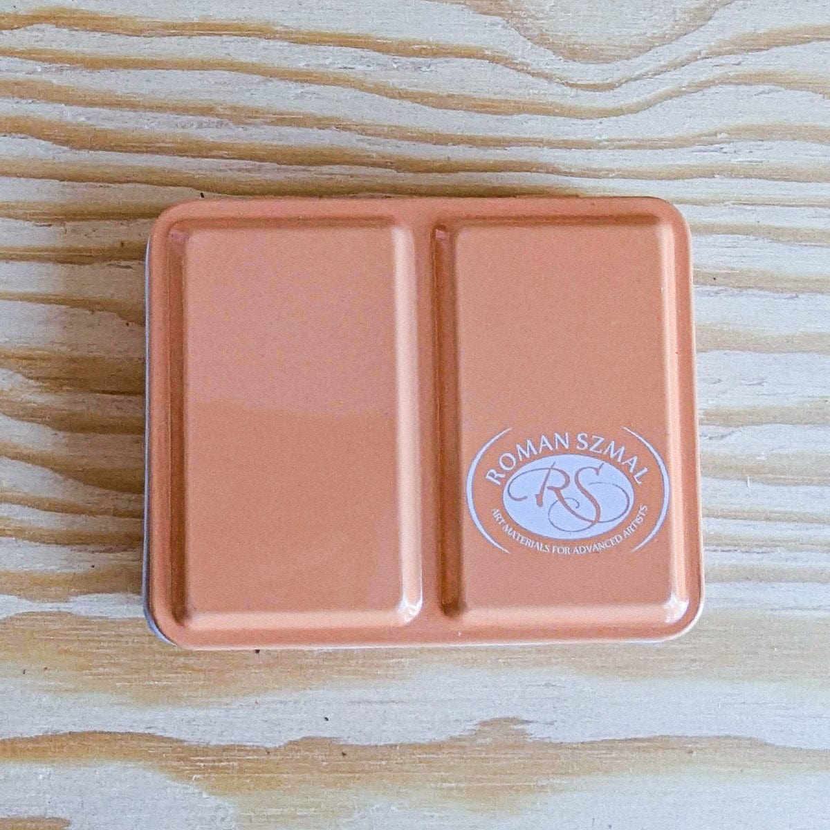 Roman Szmal Palette - Metal Apricot Roman Szmal - Mini Metal Box - Half Pan Travel Palettes - 12 Spaces