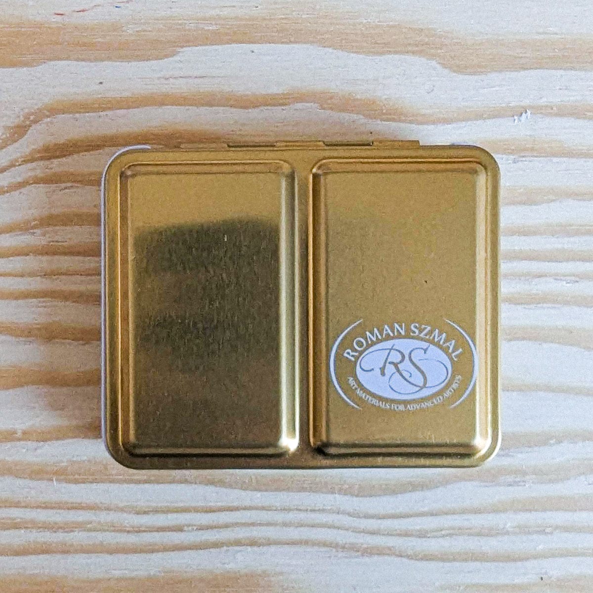 Roman Szmal Palette - Metal Gold Roman Szmal - Mini Metal Box - Half Pan Travel Palettes - 12 Spaces