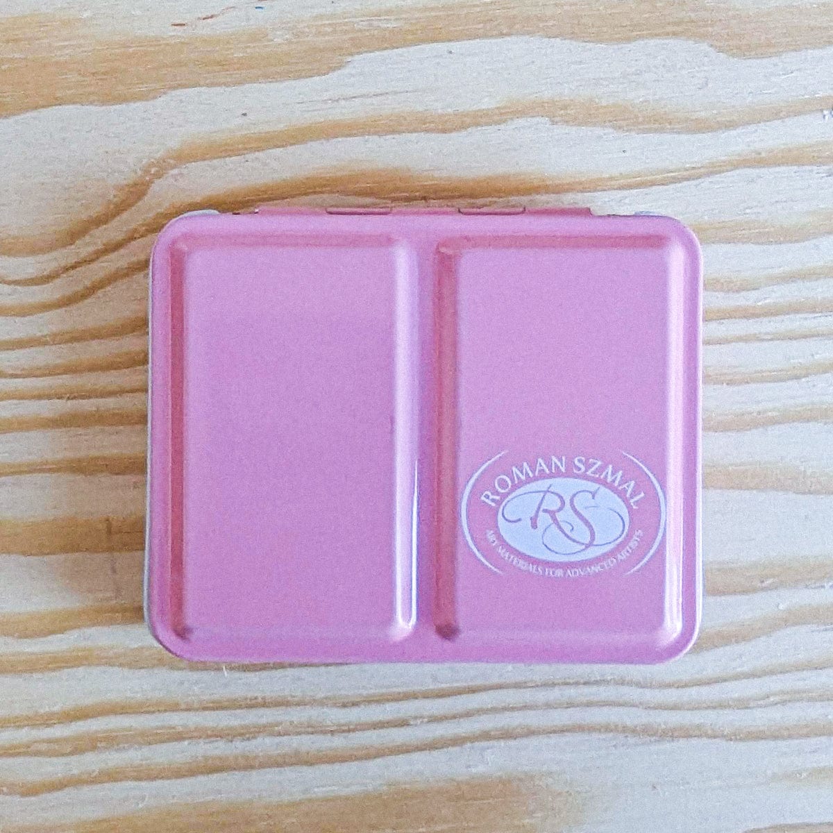 Roman Szmal Palette - Metal Pink Roman Szmal - Mini Metal Box - Half Pan Travel Palettes - 12 Spaces
