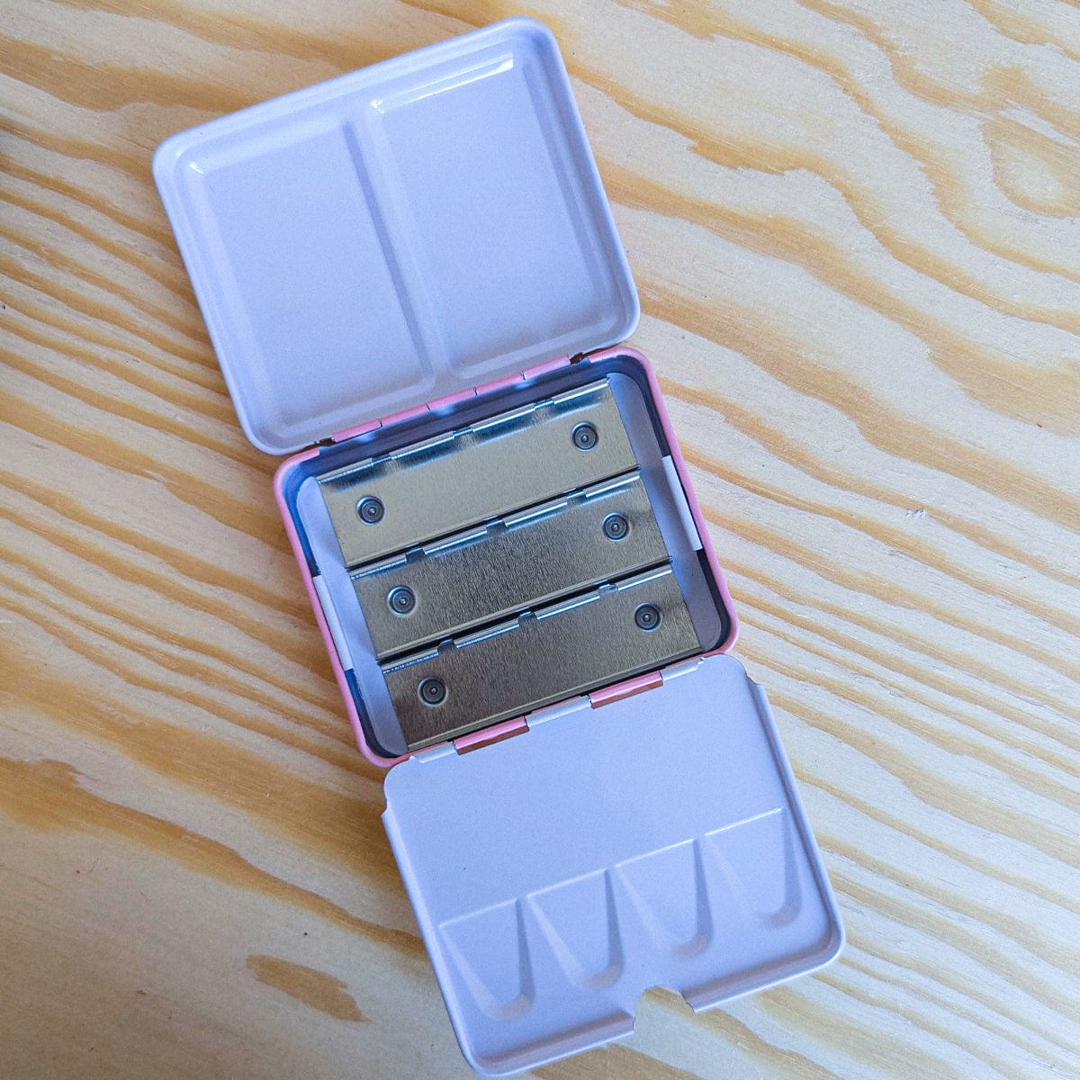 Roman Szmal Palette - Metal Roman Szmal - Mini Metal Box - Half Pan Travel Palettes - 12 Spaces