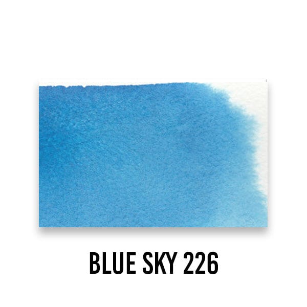 Roman Szmal Watercolour Pan BLUE SKY 226 Roman Szmal - Aquarius Watercolours - Individual Half Pans - Series 2