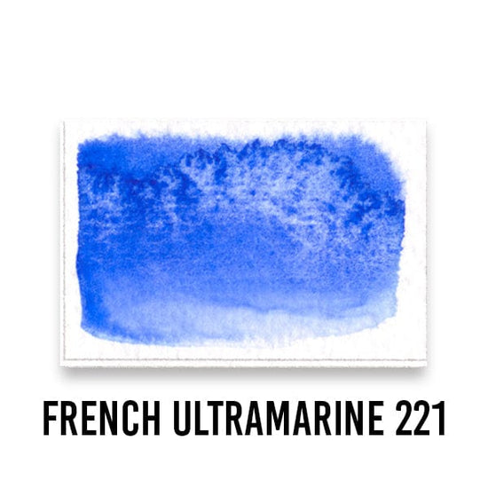 Roman Szmal Watercolour Pan FRENCH ULTRAMARINE 221 Roman Szmal - Aquarius Watercolours - Individual Half Pans - Series 2