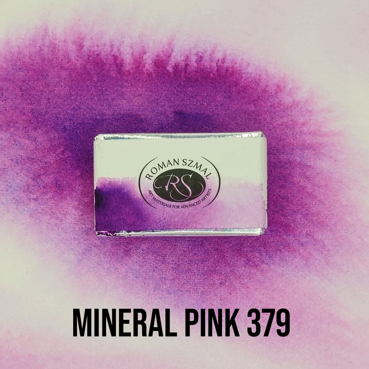 Roman Szmal Watercolour Pan Mineral Pink - 379 Roman Szmal - Aquarius Watercolours - Individual Full Pans - Series 3