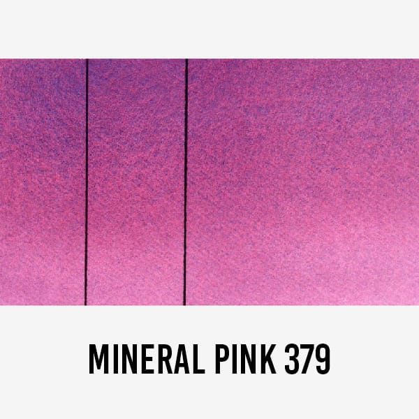 Roman Szmal Watercolour Pan Mineral Pink - 379 Roman Szmal - Aquarius Watercolours - Individual ½ Pans - Series 3