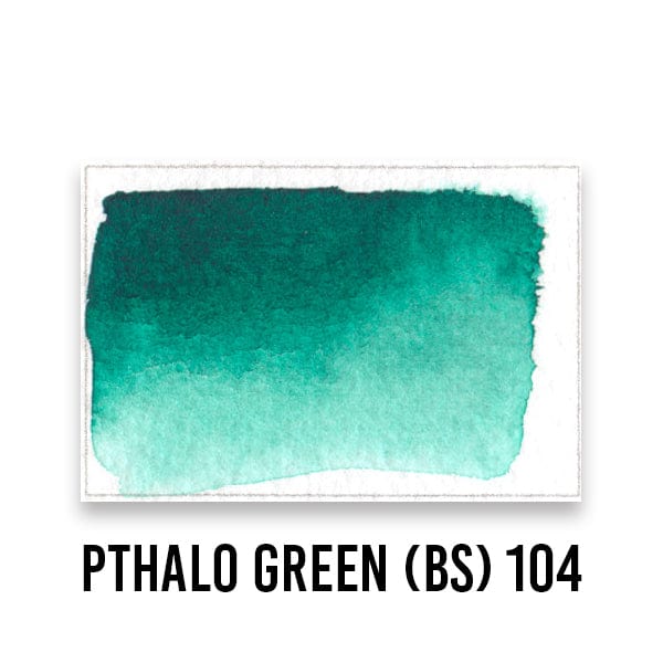 Roman Szmal Watercolour Pan PHTHALO GREEN (BLUE SHADE) 104 Roman Szmal - Aquarius Watercolours - Individual Half Pans - Series 1