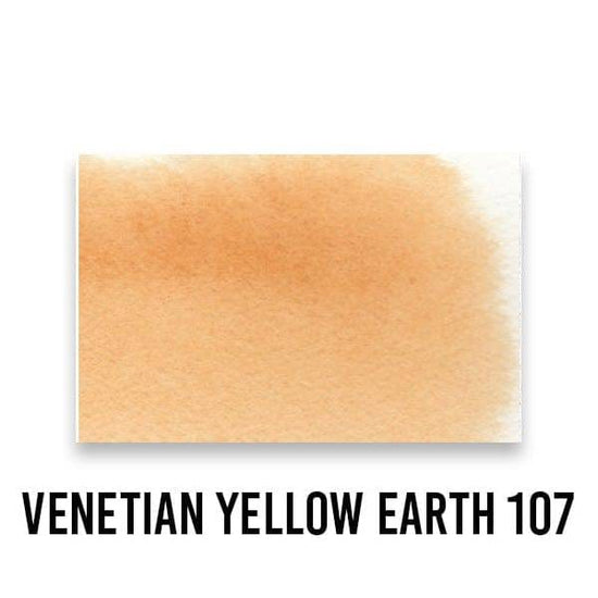 Roman Szmal Watercolour Pan Venetian Yellow Earth - 107 Roman Szmal - Aquarius Watercolours - Individual Full Pans - Series 1