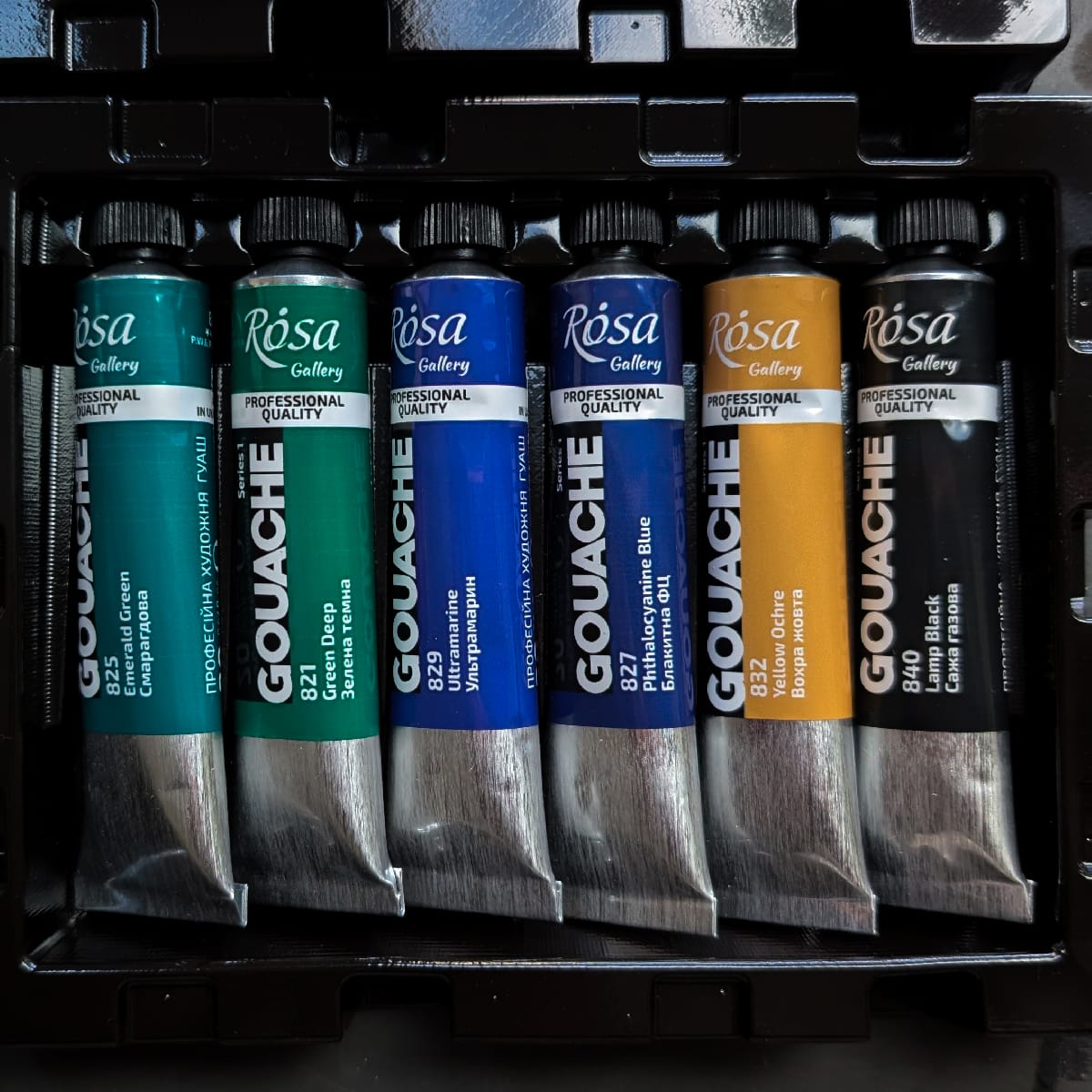 ROSA Fine Art Materials Designer Gouache Set ROSA Gallery - Professional Gouache - 12 Colours in 20mL Tubes