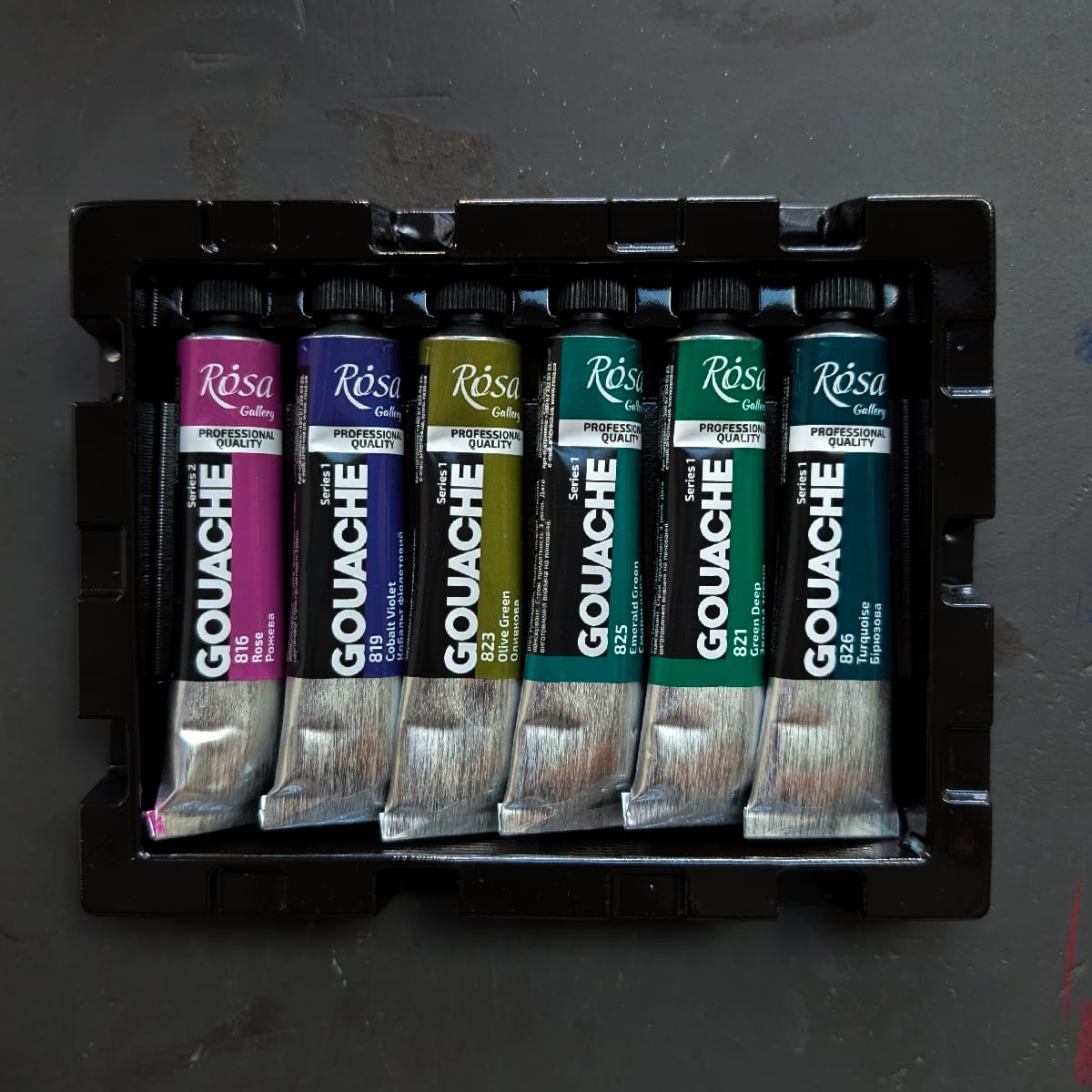 ROSA Fine Art Materials Designer Gouache Set ROSA Gallery - Professional Gouache - 18 Colours in 20mL Tubes
