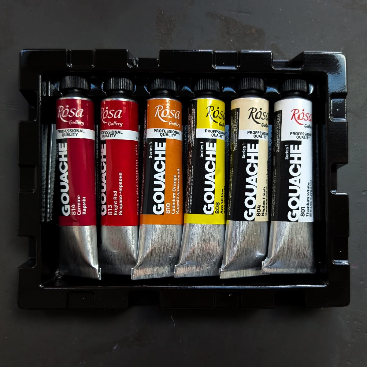 ROSA Fine Art Materials Designer Gouache Set ROSA Gallery - Professional Gouache - 18 Colours in 20mL Tubes