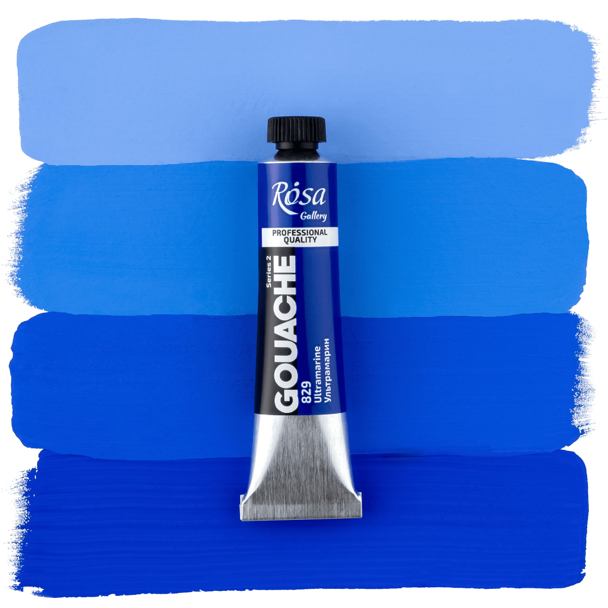 ROSA Fine Art Materials Designer Gouache Ultramarine - 829 ROSA Gallery - Professional Gouache - 20mL Tubes - Series 2