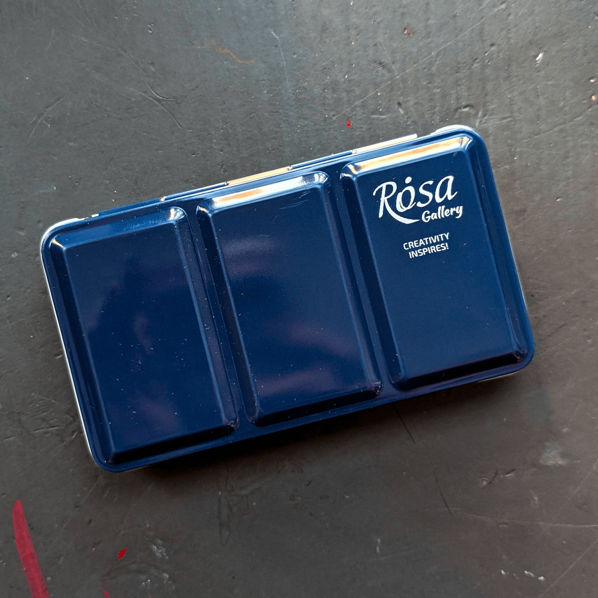 ROSA Fine Art Materials Palette - Metal Holds 12 / Indigo ROSA Gallery - Metal Watercolour Palettes