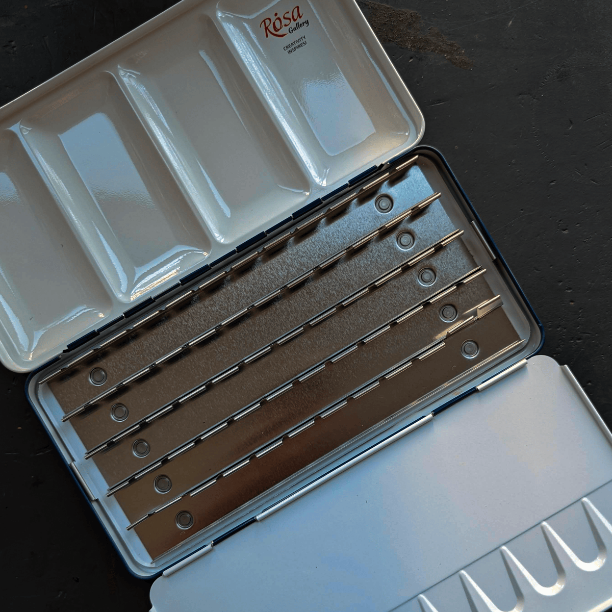ROSA Fine Art Materials Palette - Metal ROSA Gallery - Metal Watercolour Palettes
