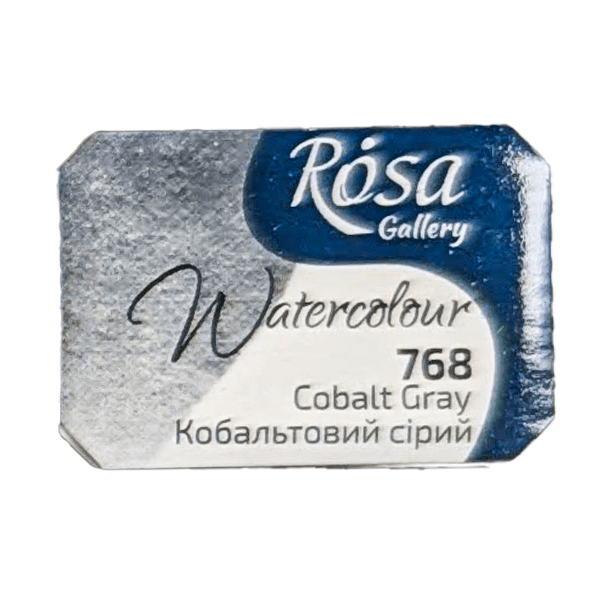 ROSA Fine Art Materials Watercolour Pan Cobalt Gray ROSA Gallery - Watercolours - Individual Half Pans